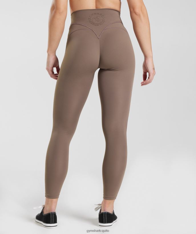 Gymshark Crest Joggers - Truffle Brown